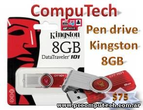 Pendrive 8GB $75