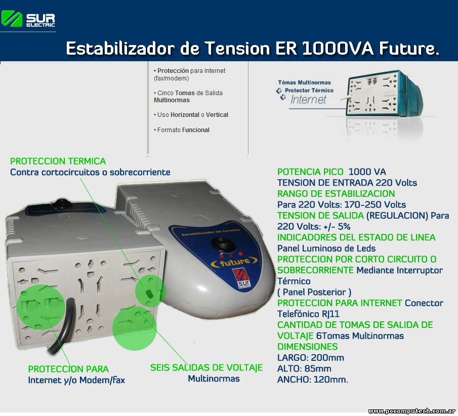 Estabilizador sur electric